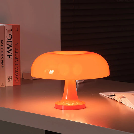 Lampe de table LED champignon rétro