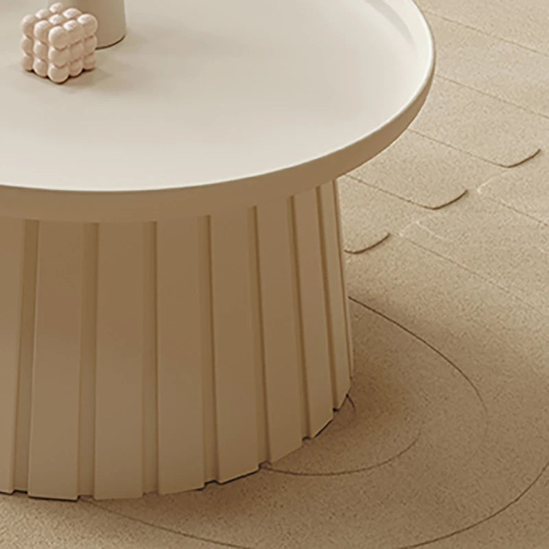 Table Basse Ronde Nordique pour Salon