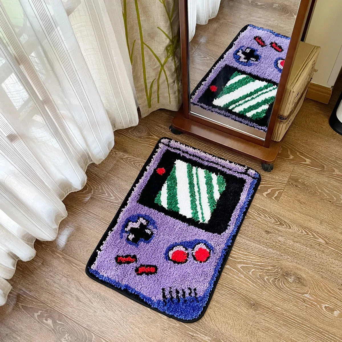 Appareil de jeu à main pour tapis de flocage