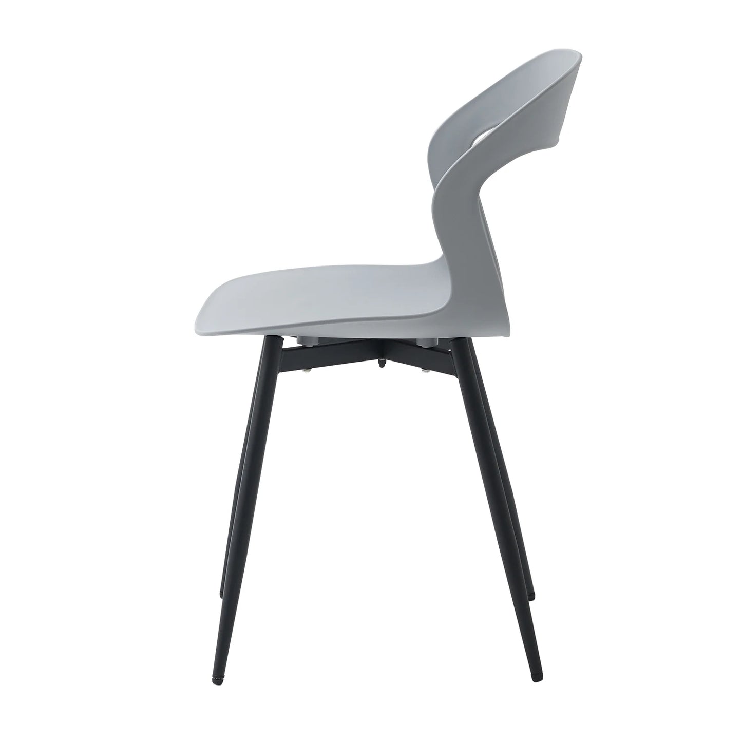 Ensemble de 4 Chaises nordiques au design créatif