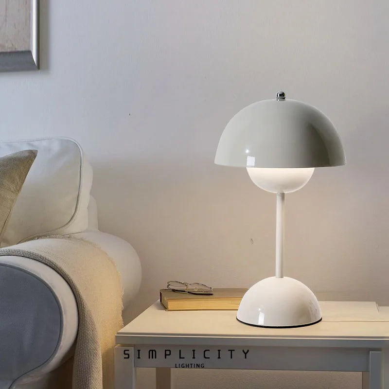 Lampe de table champignon rechargeable