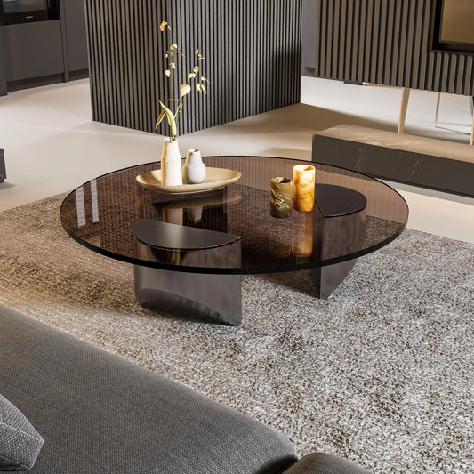 Table basse transparente créative nordique