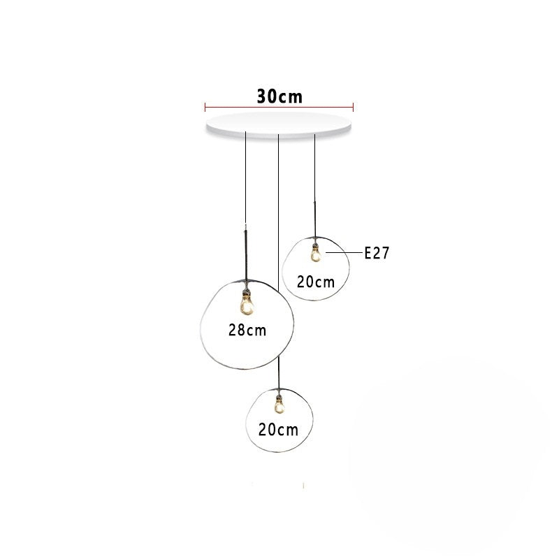 Lampe LED Suspendue au Design Nordique