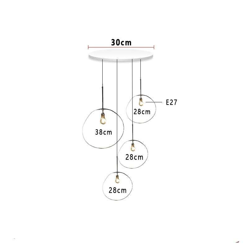 Lampe LED Suspendue au Design Nordique