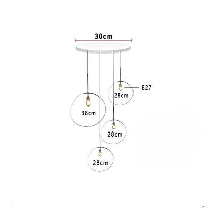 Lampe LED Suspendue au Design Nordique