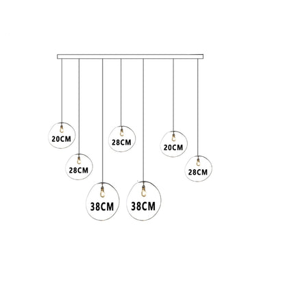 Lampe LED Suspendue au Design Nordique