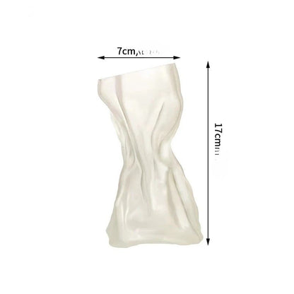 Vase en verre transparent pour fleur