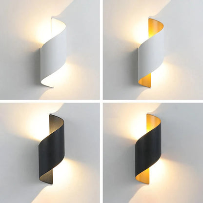 Applique Murale LED au Design Spirale