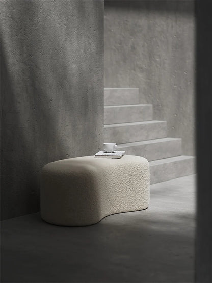 Tabouret simple Repose-pieds en bois massif