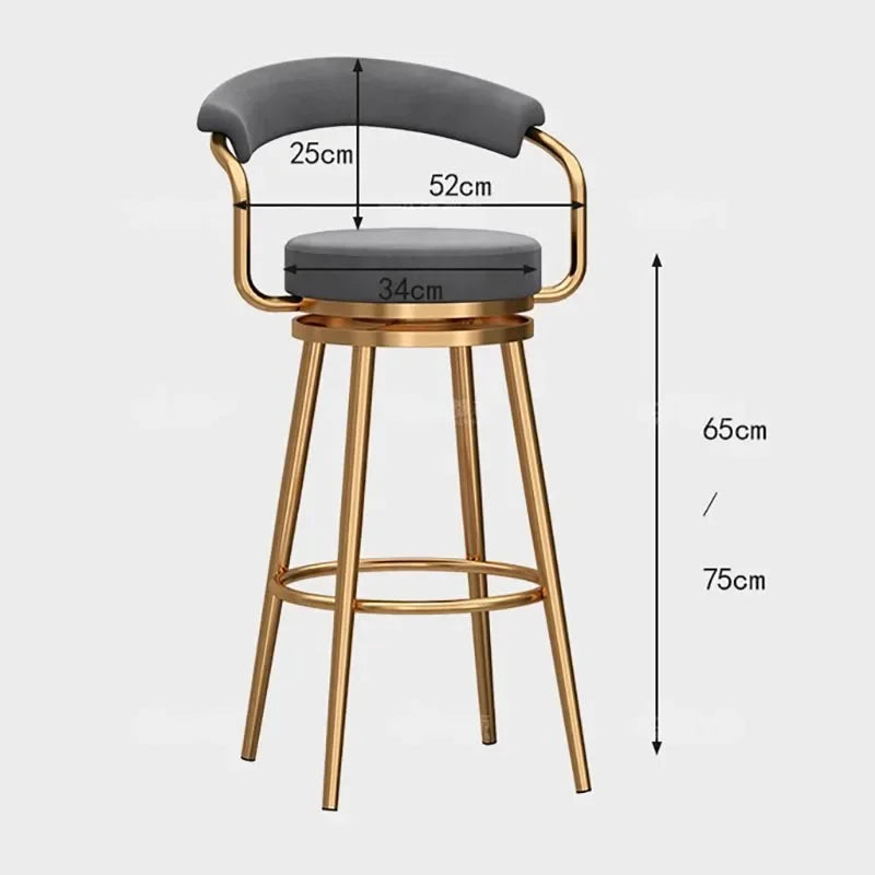 Chaises de Bar au design confortable