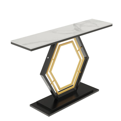 Table console en métal