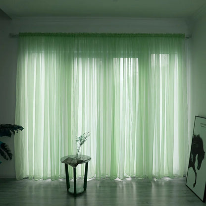 Rideaux de fenêtre transparents