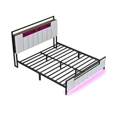 Literie multifonctionnelle avec prise USB