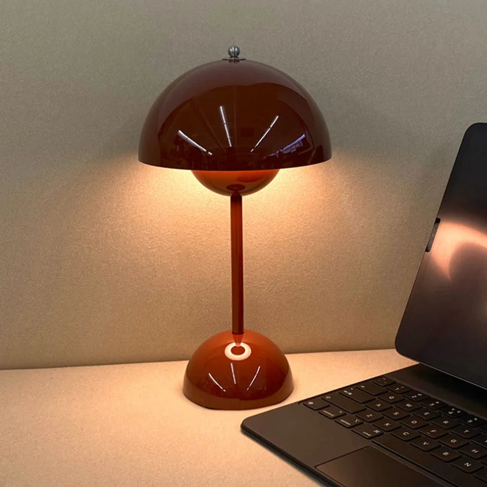 Lampe de table champignon rechargeable