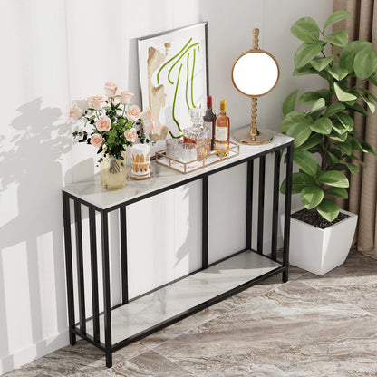 Table Console Moderne en Métal