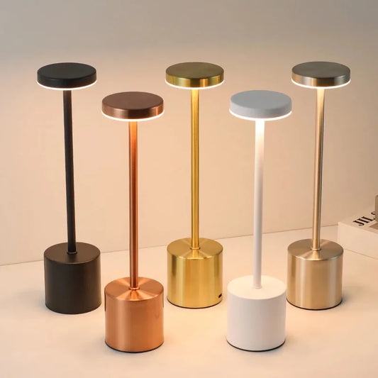 Lampe de Table LED Rechargeable à Capteur Tactile Simple