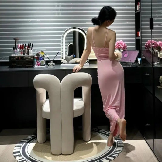 Tabouret en Chair pour Maquillage