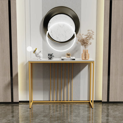 Table Console Moderne en Marbre
