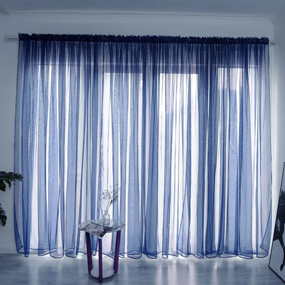 Rideaux de fenêtre transparents