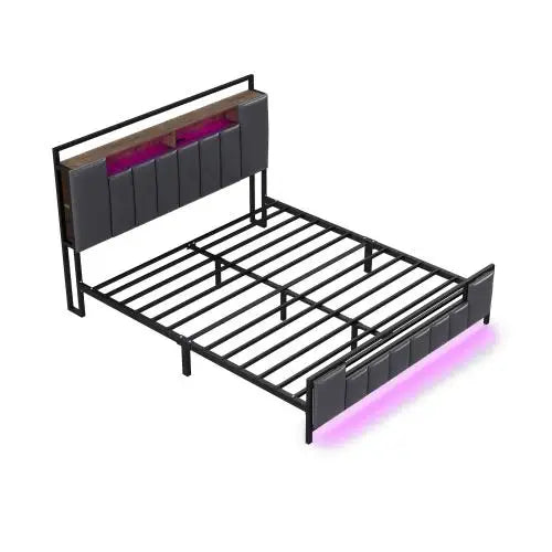 Literie multifonctionnelle avec prise USB