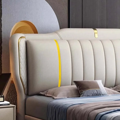 Lit double de luxe multifonctionnel