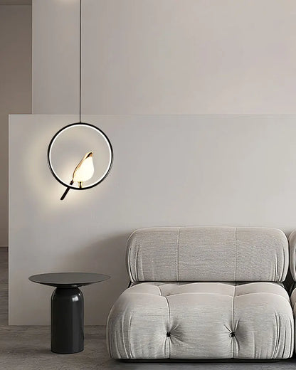 Lustre LED Nordique en forme d'oiseau