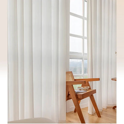 Rideaux transparents en tulle doux dense
