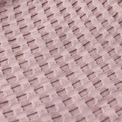 Couverture de lit en coton à carreaux gaufrés d'été
