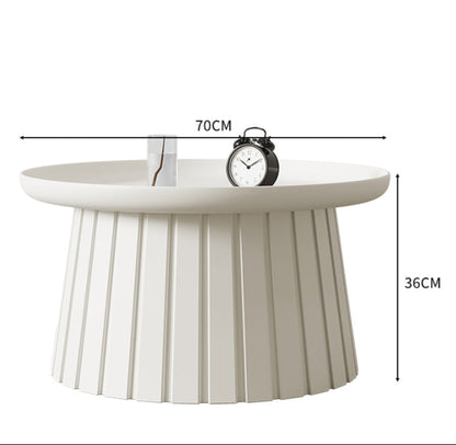 Table Basse Ronde Nordique pour Salon