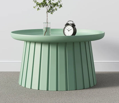 Table Basse Ronde Nordique pour Salon