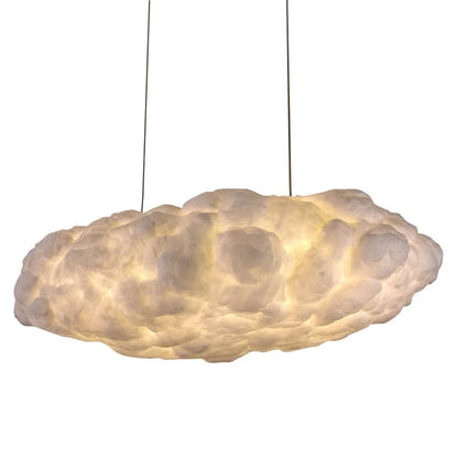 Plafonnier LED suspendu en forme de nuage flottant