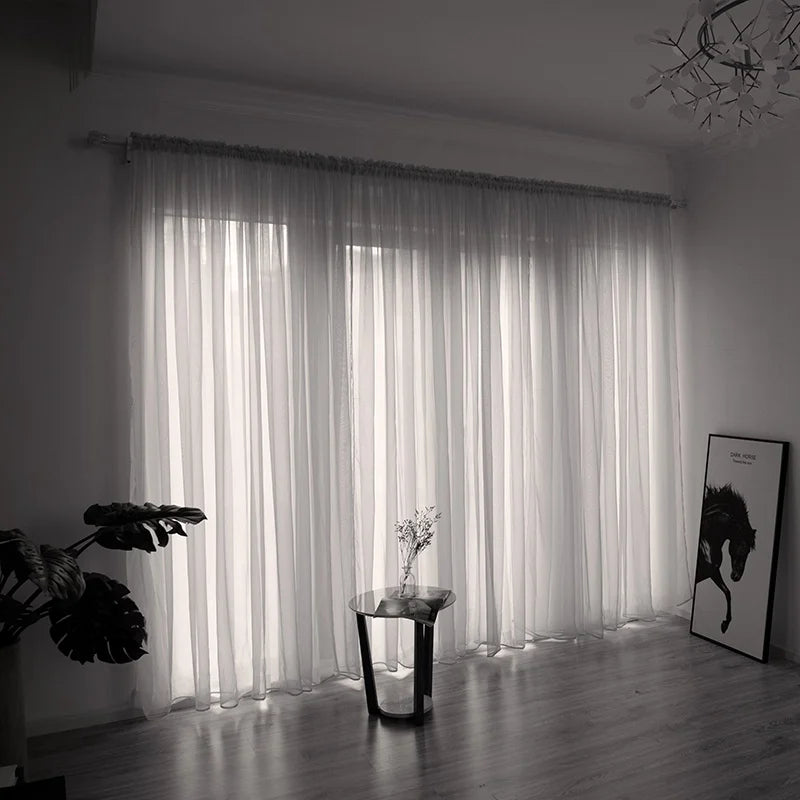 Rideaux de fenêtre transparents