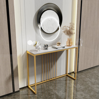 Table Console Moderne en Marbre