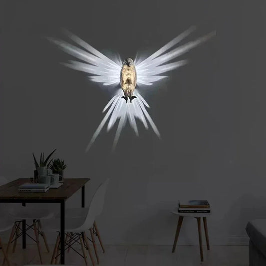 Applique murale en oiseau de Noël