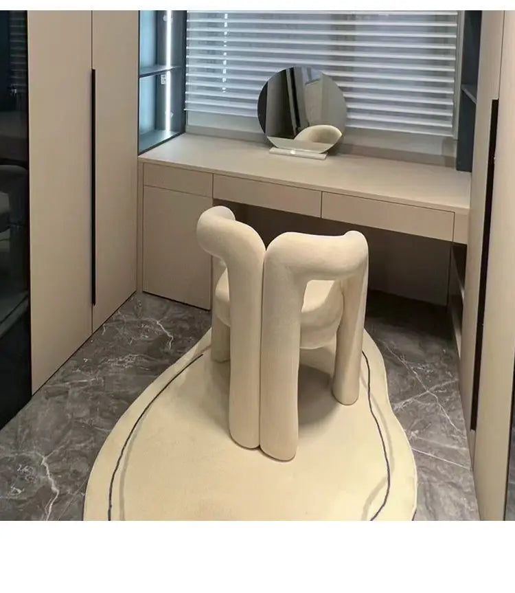 Tabouret en Chair pour Maquillage