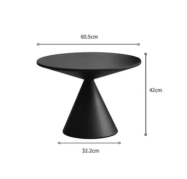 Tables basses rondes noires pour salon