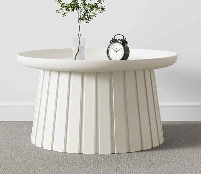Table Basse Ronde Nordique pour Salon