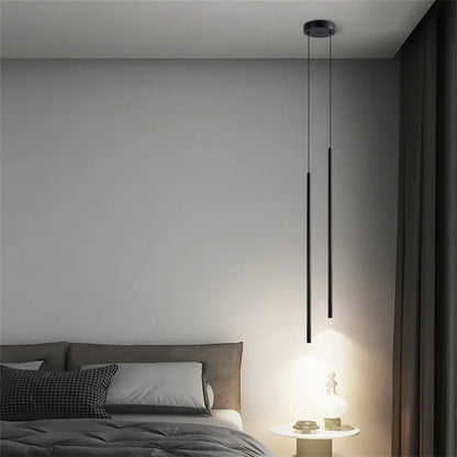 Lampe LED Suspendue à Long Tube