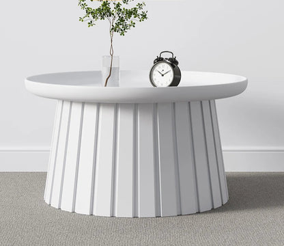 Table Basse Ronde Nordique pour Salon