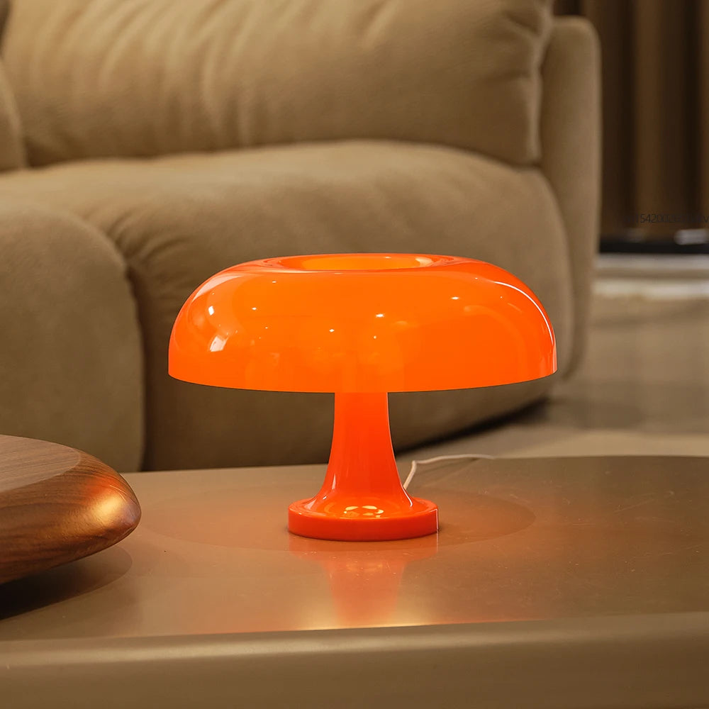 Lampe de table LED champignon rétro