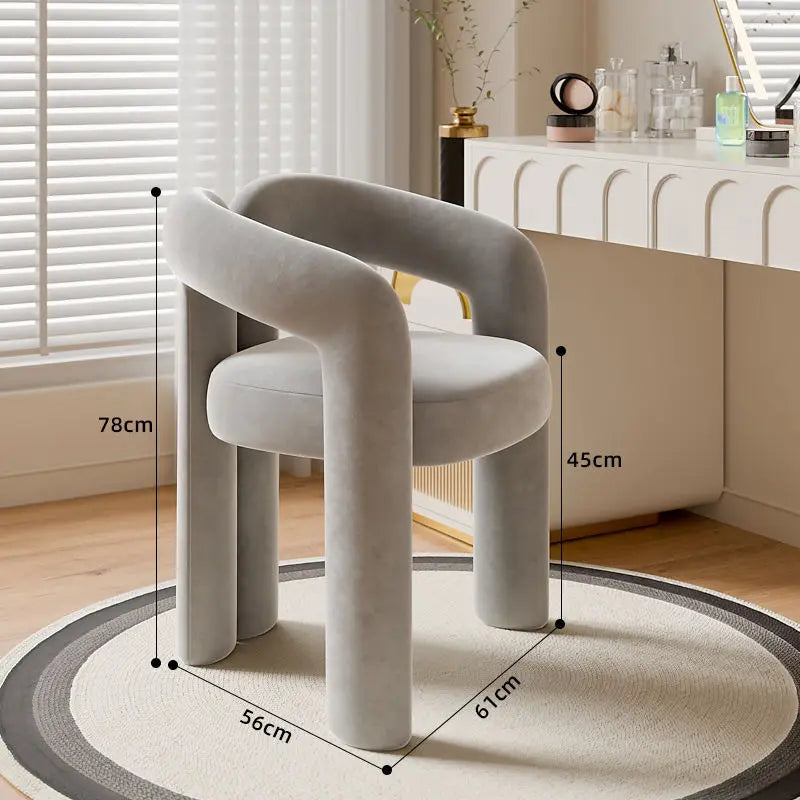 Tabouret en Chair pour Maquillage