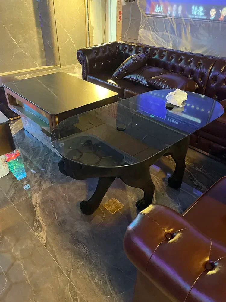Tables basses léopard de luxe