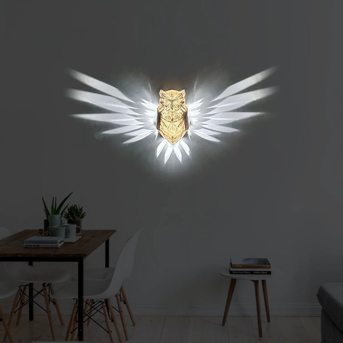 Applique murale en oiseau de Noël