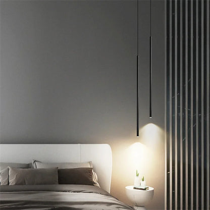 Lampe LED Suspendue à Long Tube