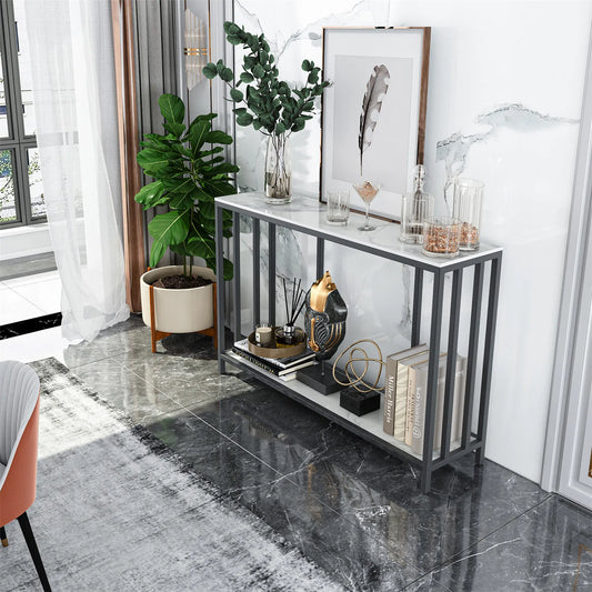Table Console Moderne en Métal
