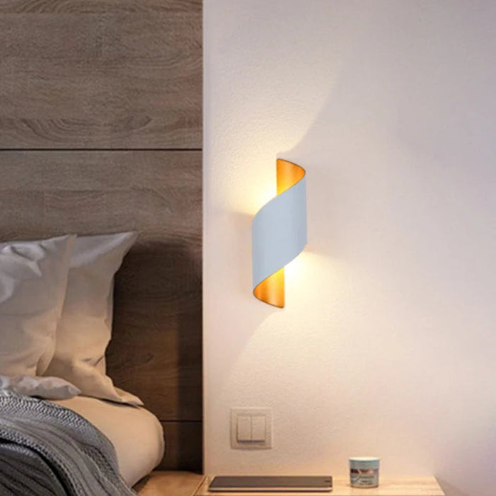 Applique Murale LED au Design Spirale