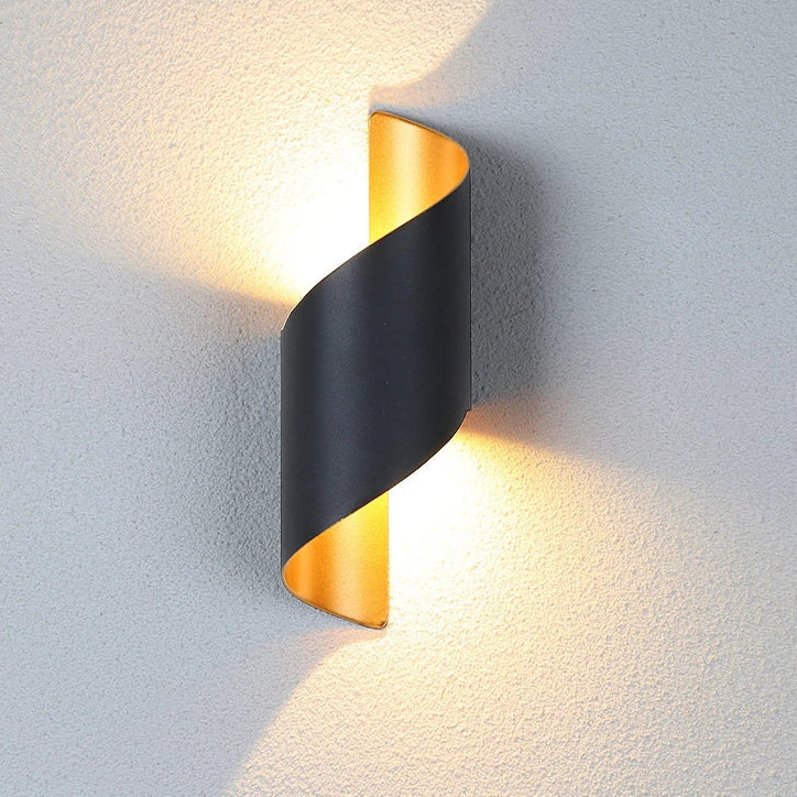 Applique Murale LED au Design Spirale