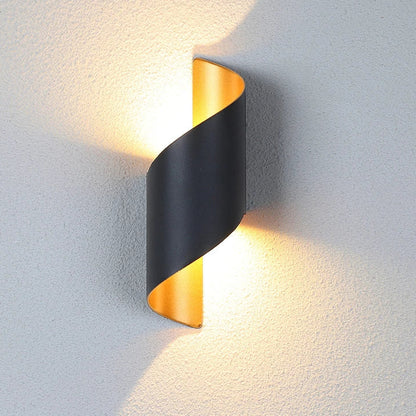 Applique Murale LED au Design Spirale