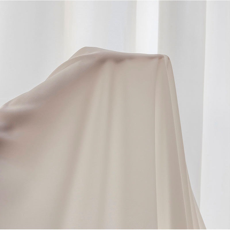 Rideaux transparents en tulle doux dense
