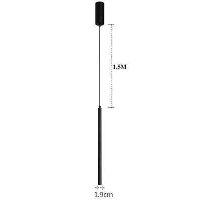 Lampe LED Suspendue à Long Tube